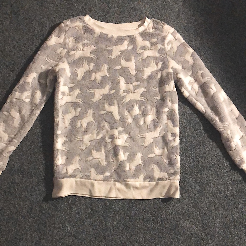 White and grey cat and jack unicorn hodie